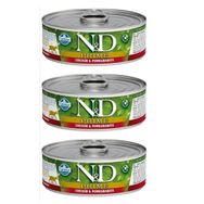 N&D Prime Kitten Tavuk Etli Narlı 3x80 gr Yavru Kedi Yaş Mama