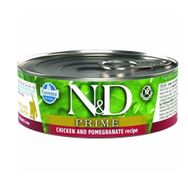 N&D Prime Kitten Tavuklu Narlı 6x80 gr Yavru Kedi Konservesi