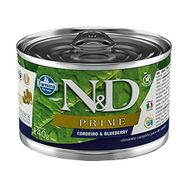 N&D Prime Kuzu ve Yaban Mersini 140 gr Köpek Konservesi