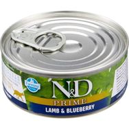 N&D Prime Kuzu ve Yaban Mersini 70 gr Kedi Maması