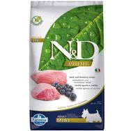 N&D Prime Tahılsız Kuzu Eti ve Yaban Mersinli Küçük Irk 7 kg Yetişkin Köpek Maması