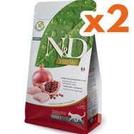 N&D Prime Tahılsız Tavuk Nar 1,5x2 kg Kedi Maması