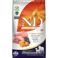N&D Pumpkin 2.5 kg Tahılsız Bal Kabaklı Kuzu Etli ve Yaban Mersinli Küçük Irk Yetişkin Köpek Maması