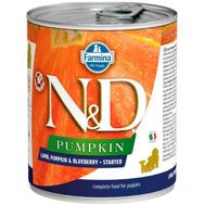 N&D Pumpkin 285 gr Balkabaklı ve Kuzu Etli Yavru Köpek Konservesi