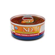 N&D Pumpkin 70 gr Tahılsız Tavuk Balkabağı ve Narlı Yetişkin Kedi Konservesi