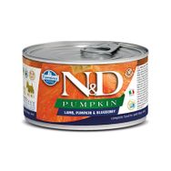 N&D Pumpkin Balkabaklı Kuzu Etli Yetişkin Konserve 140 gr Köpek Maması