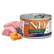 N&D Pumpkin Balkabaklı Kuzulu Yaban Mersinli Küçük Irk Tahılsız 140 gr Yavru Köpek Konservesi