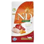 N&D Pumpkin Bıldırcın Etli Bal Kabaklı ve Narlı Taılsız Kısırlaştırılmış 1,5 kg Kedi Maması
