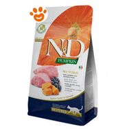 N&D Pumpkin Kuzu Etli Bal Kabaklı ve Yaban Mersinli Tahılsız Kısırlaştırılmış 1.5 kg Kedi Maması
