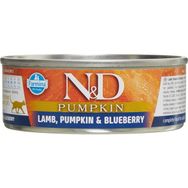 N&D Pumpkin Kuzu ve Yaban Mersini 70 g Yaş Kedi Maması