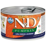 N&D Pumpkin Kuzu ve Yabanmersini Puppy Mini 140 gr Köpek Konserve Maması