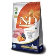 N&D Pumpkin Tahılsız Bal Kabaklı Kuzu Etli ve Yaban Mersinli Ufak Irk Yetişkin 2.5 kg Köpek Maması