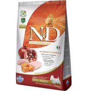 N&D Pumpkin Tahılsız Bal Kabaklı Tavuk Etli ve Narlı Ufak Irk Yetişkin 7 kg Köpek Maması