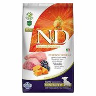 N&D Pumpkin Tahılsız Balkabaklı Kuzu Etli ve Yaban Mersinli Küçük Irk Yavru 7 kg Köpek Maması