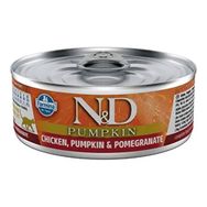 N&D Pumpkin , Tavuk & Narlı, Yetişkin, 70 gr Yaş Kedi Maması