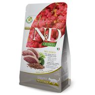 N&D Quinoa Tahılsız Ördek, Brokoli & Kuşkonmaz Kısırlaştırılmış 5 kg Yetişkin Kedi Maması