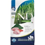 N&D Spirulina Takviyeli Tahılsız Kuzulu Orta ve Büyük Irk 2 kg Yetişkin Köpek Maması