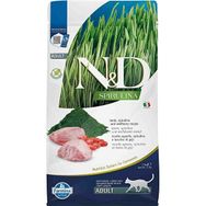 N&D Spirulina Tavkiyeli Kuzulu 1.5 kg Yetişkin Kedi Maması