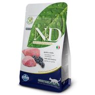 N&D Tahılsız Kuzu Etli Yaban Mersini İçeren 5 kg Kedi Maması