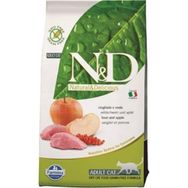 N&D Tahılsız Yaban Domuzlu ve Elmalı Yetişkin 5 kg Kedi Maması