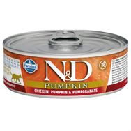 N&D Tavuk Balkabağı Nar 24x80 gr Kedi Konserve