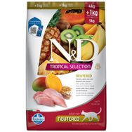 N&D Tropical Selection 4+1 kg Tavuklu Kısırlaştırılmış Kuru Kedi Maması