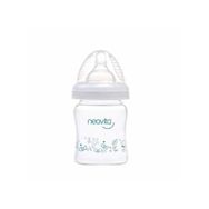 Neavita Geniş Ağız Desenli 120 ml Cam Biberon
