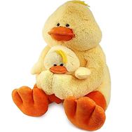 Neco Plush Yavrulu Ördek 60 cm Peluş Oyuncak