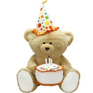 Neco Toys 55 cm Plush Oturan Pastalı Ayı Oyuncak