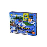 Neco Toys 83385 Robocar Poli Fırlatıcılı ve Dönemeçli Yol Set