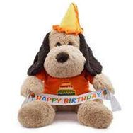 Neco Toys Plush Oturan Happy Birthday Köpek 55 cm Oyuncak