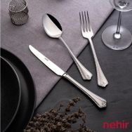Nehir Fulya Sade 89 Parça Çatal Bıçak Kaşık Takımı