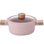 Neoflam Blossom Alüminyum Döküm 20 cm Pembe Tencere