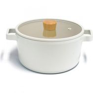 Neoflam Fika 26x13 cm Cam Kapaklı Derin Tencere