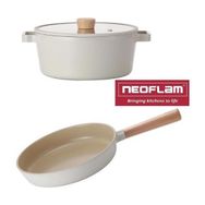 Neoflam Fika Beyaz 24 cm Tencere & Tava Seti