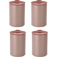 Neoflam Fika One Seramik 4 Adet 650 ml Pembe Saklama Kabı