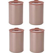 Neoflam Fika One Seramik 4 Adet 650 ml Pembe Saklama Kabı