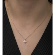 Nereze 925 Ayar Minimal Kutup Yıldızı Kadın Gümüş Kolye