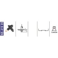 Nesan NS41905 Kapı İç Aydınlatma Butonu