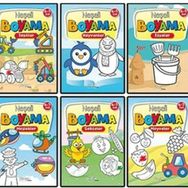 Neşeli Boyama 6 Kitap Set 4-5 Yaş - Pinokyo Yayınları