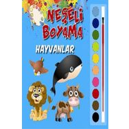 Neşeli Boyama Hayvanlar - Parıltı Yayınları
