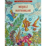 Neşeli Hayvanlar-Her Yaş İçin Boyama Kitabı - Kolektif