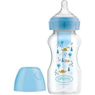 Nessi World 270 ml Mavi PP Geniş Ağız Options Biberon