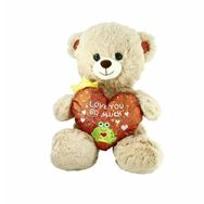 Nessi World PJH2323 Love You 30 cm Peluş Kalpli Ayı