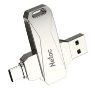 Netac NT03U782C-128G-30PN U782C 128 GB USB 3.0 + Type-C Double Interface Hafıza USB