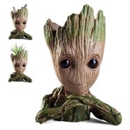Netavantaj Galaksinin Koruyucuları Baby Groot Figür Pla Büyük 15 cm Elleri Çenesinde Saksı Kalemlik