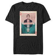 Netflix Stranger Things-Eleven Card Organic Short Sleeve Schwarz Unisex T-shirt