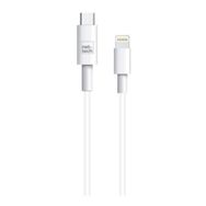 Nettech 100 cm 2.4A Beyaz Plastik Type-C to Lightning Şarj ve Data Kablosu