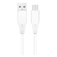 Nettech 100 cm Beyaz Plastik Micro Şarj ve Data Kablosu