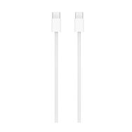 Nettech Apple MQKJ3ZM/A Beyaz 60W İp Örgü 100 cm Type-C to Type-C Şarj ve Data Kablosu